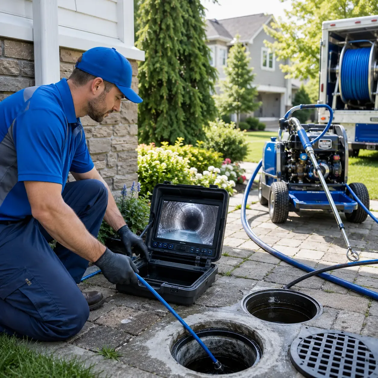 Outdoor drain cleaning professionals serving South Otselic, NY